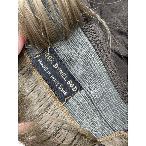 Vintage Dutch Boy Wig in Original Box Hong Kong Dynel 50D Photo Prop Advertising - Picture 10 of 12